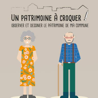 Observer et dessiner le patrimoine de ma commune.