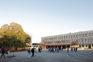 Collège Le Gallinet à Blain © Photo : Phytolab ; maîtrise d'œuvre : Urbanmakers architectes + Phytolab