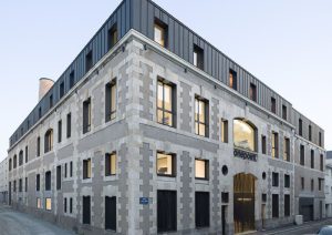 Bureaux de Onepoint à Nantes © Photo : François Dantart ; maîtrise d'œuvre : Jacques Boucheton architectes