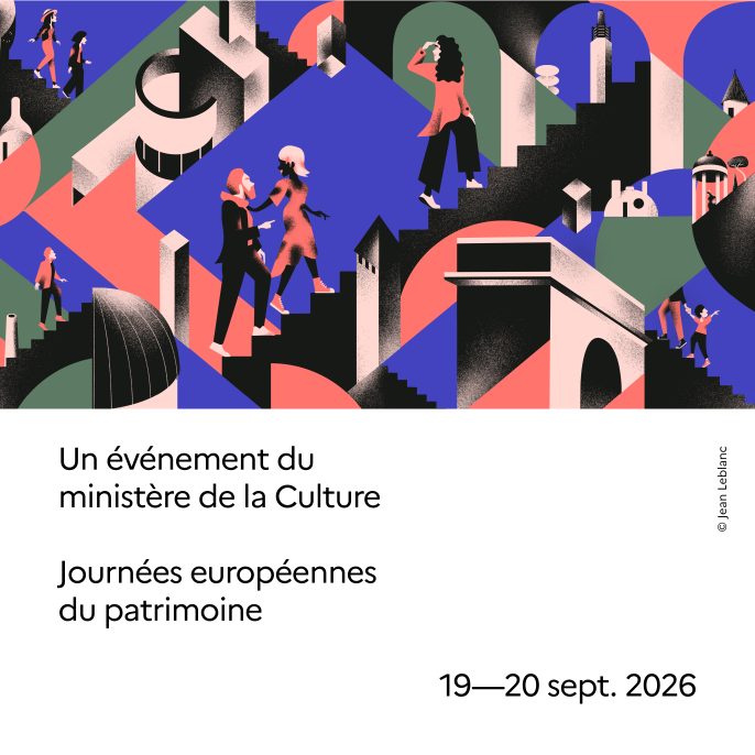 Journées européennes du patrimoine 2026 © Illustration : Jean Leblanc